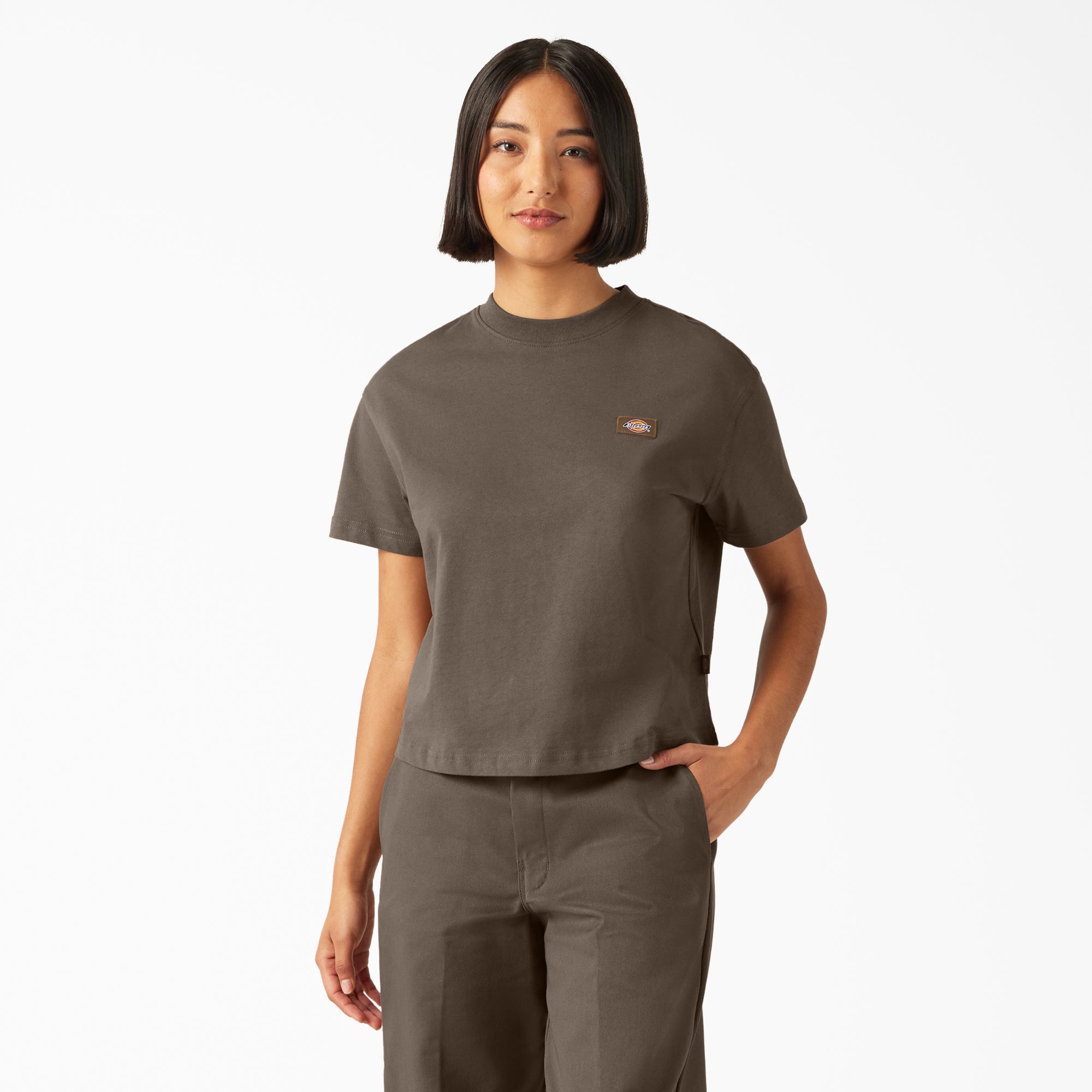 Dickies Women's Oakport Cropped T-Shirt