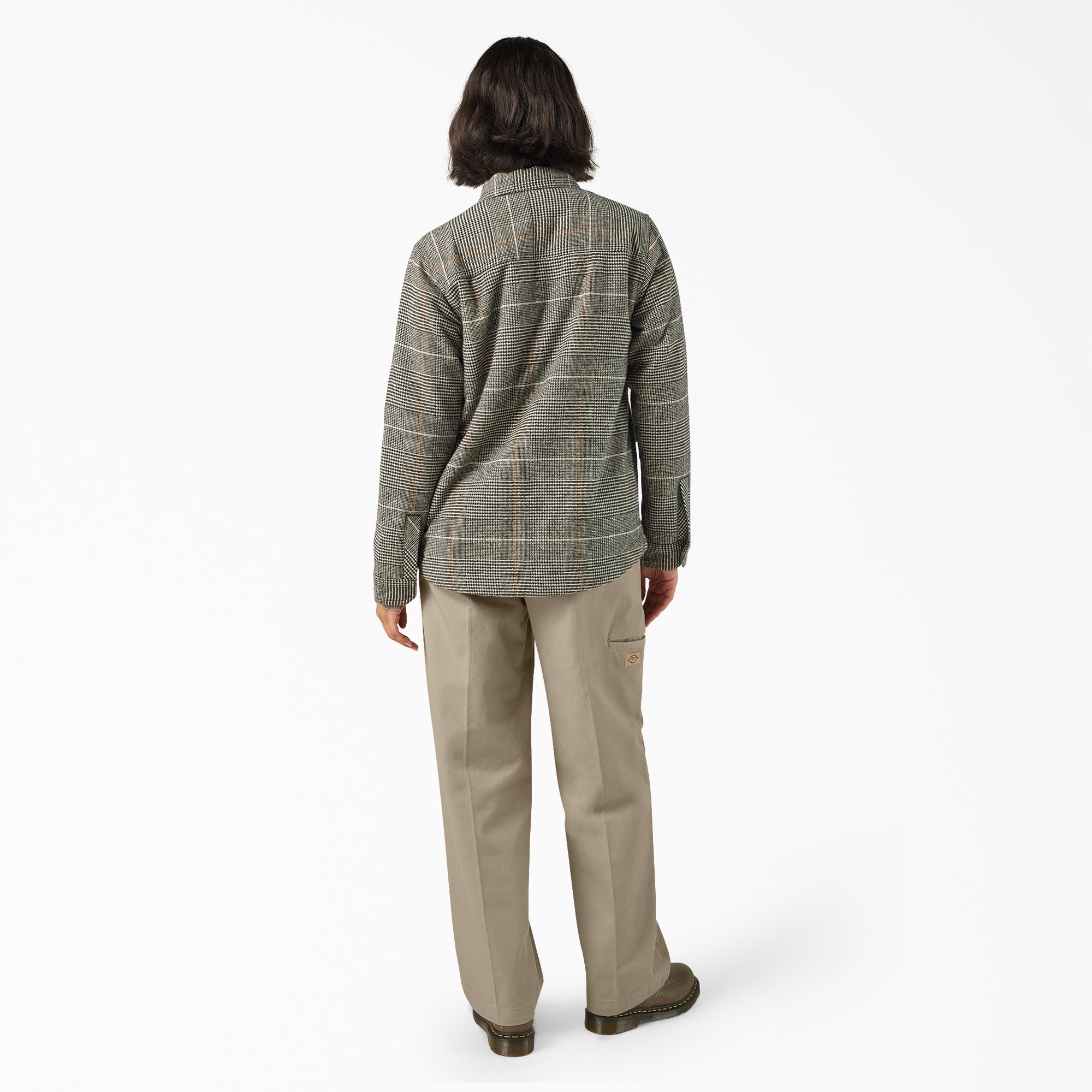 Dickies Women's Fleece Lined Flannel Chore Coat