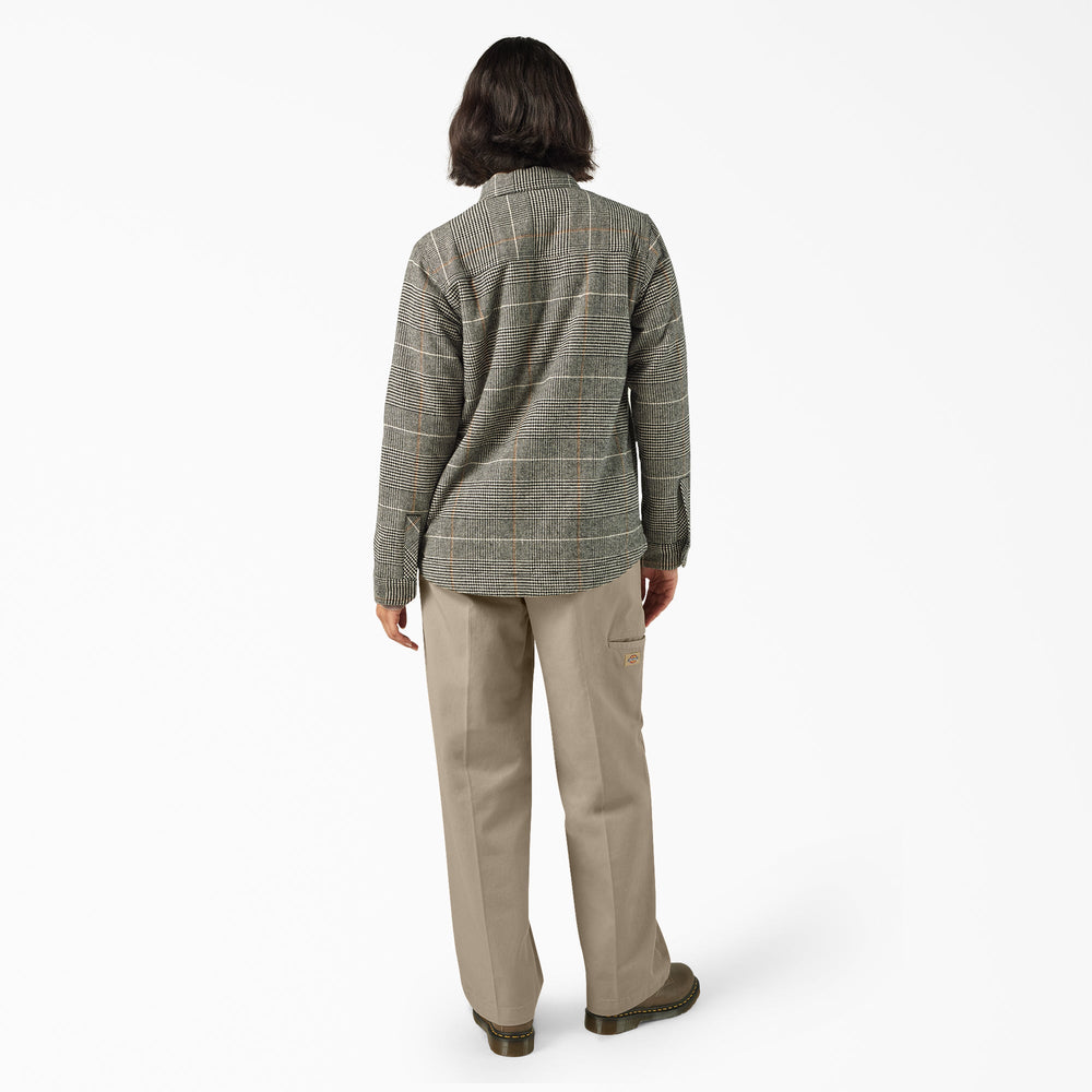 Dickies Women's Fleece Lined Flannel Chore Coat