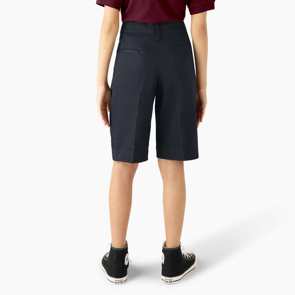 Dickies Girls' Classic Fit Bermuda Shorts, 4-20