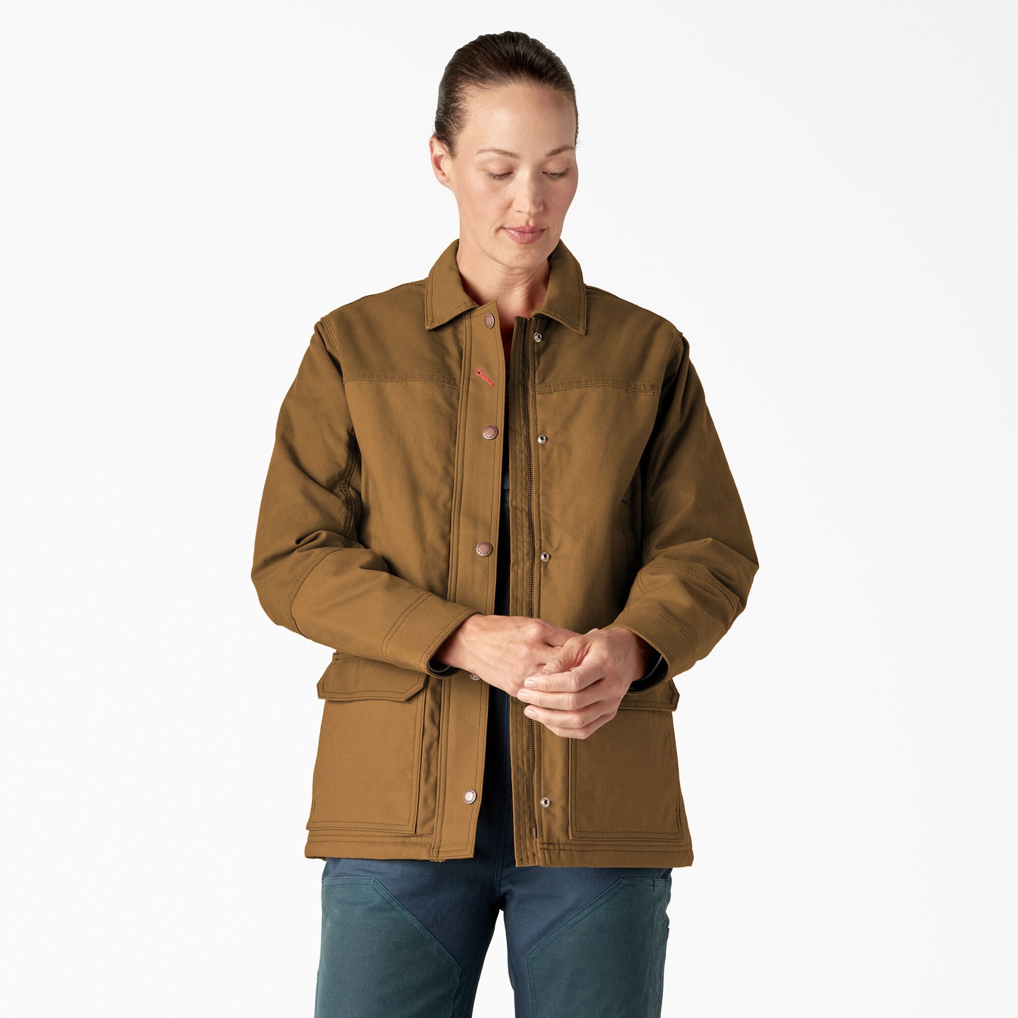 Dickies Women's Waxed Canvas Chore Coat