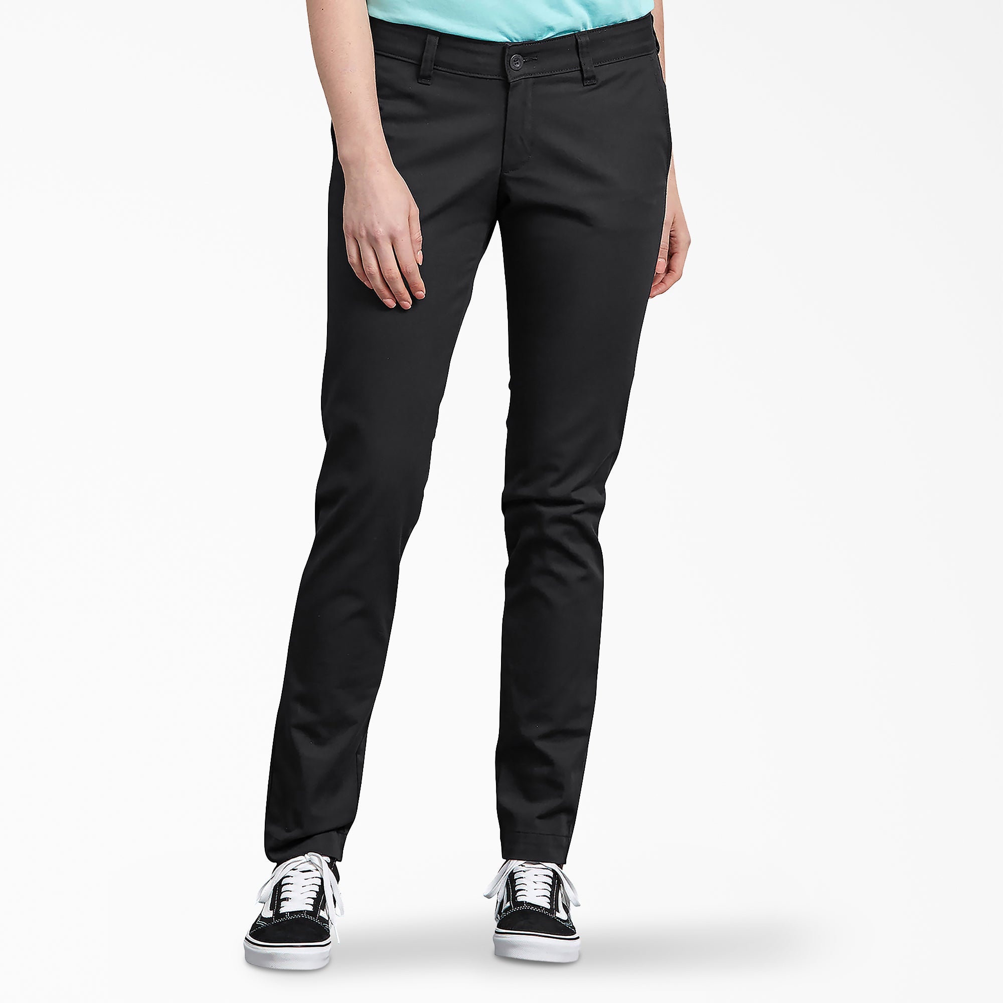 Dickies Women's Slim Fit Skinny Leg Pants