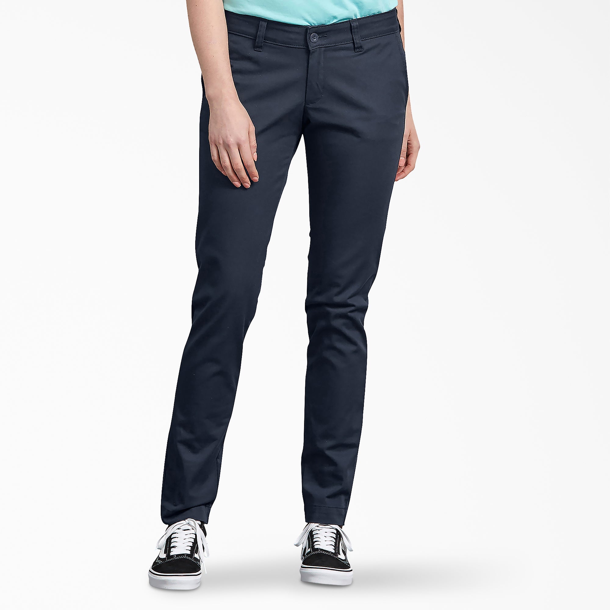 Dickies Women's Slim Fit Skinny Leg Pants