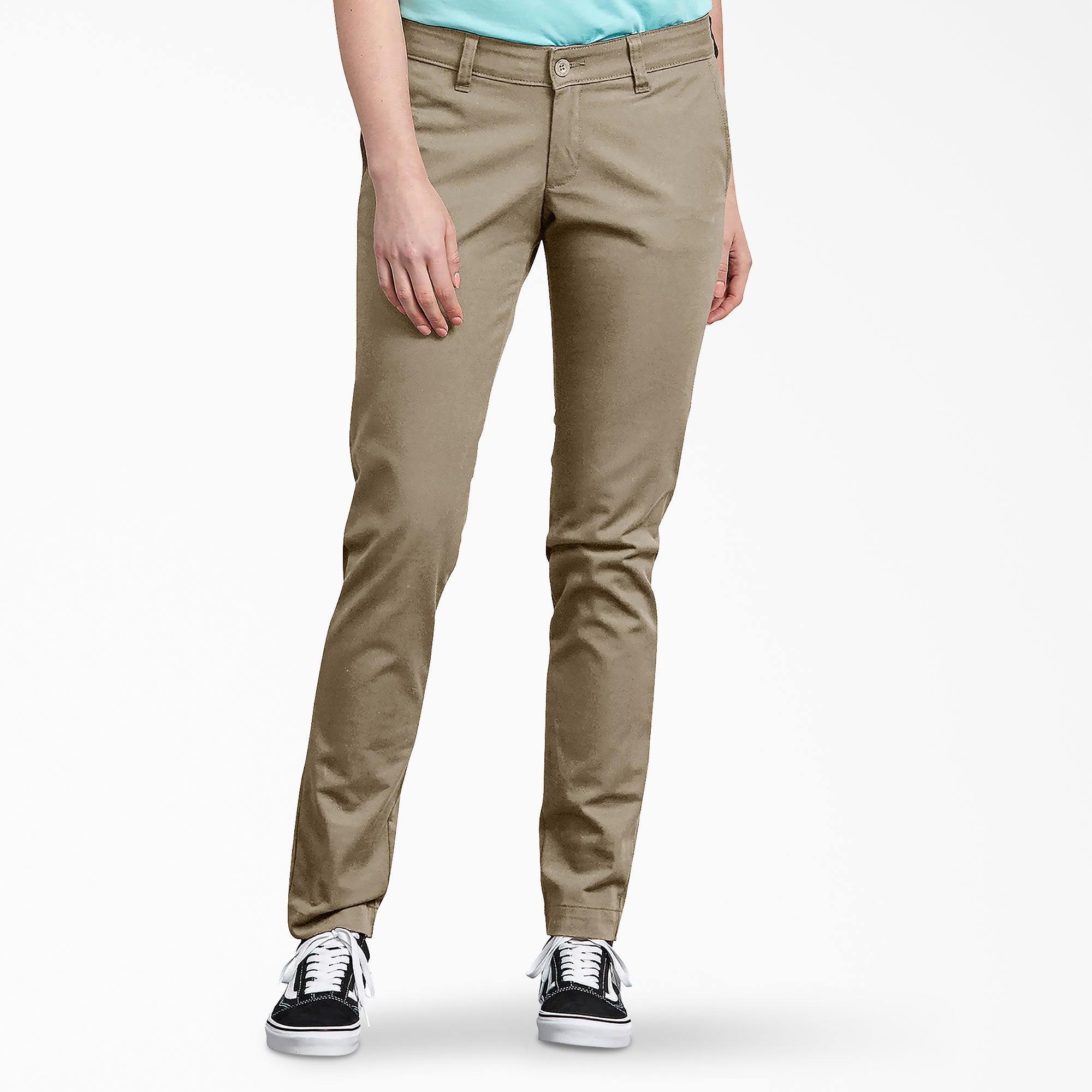 Dickies Women's Slim Fit Skinny Leg Pants