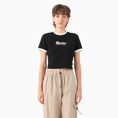 Dickies Women's Lewistown Cropped Ringer T-Shirt