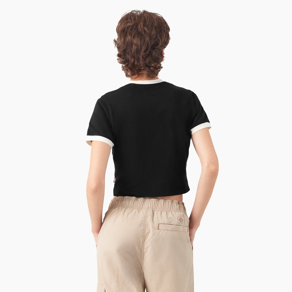 Dickies Women's Lewistown Cropped Ringer T-Shirt