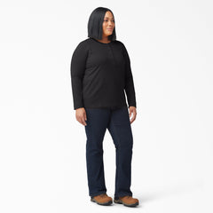 Dickies Women's Plus Heavyweight Henley