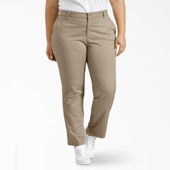 Dickies Women's Plus Straight Fit Pants