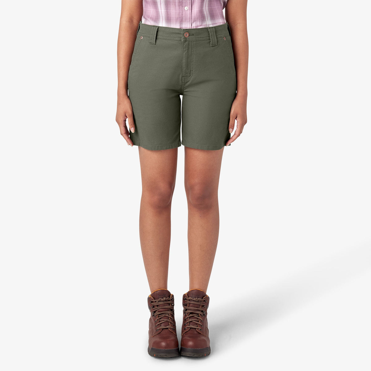 Dickies Women's Duck Carpenter Shorts, 7"