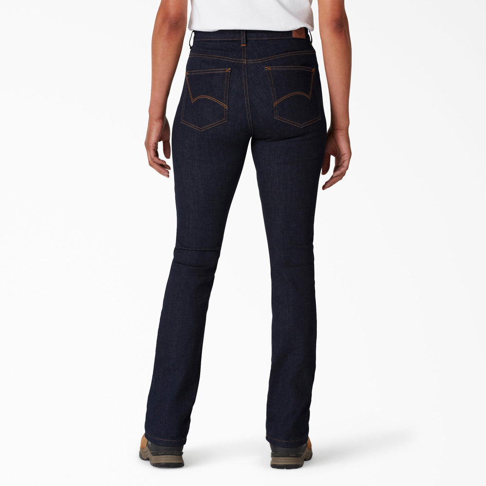 Dickies Women's Perfect Shape High Waist Bootcut Jeans