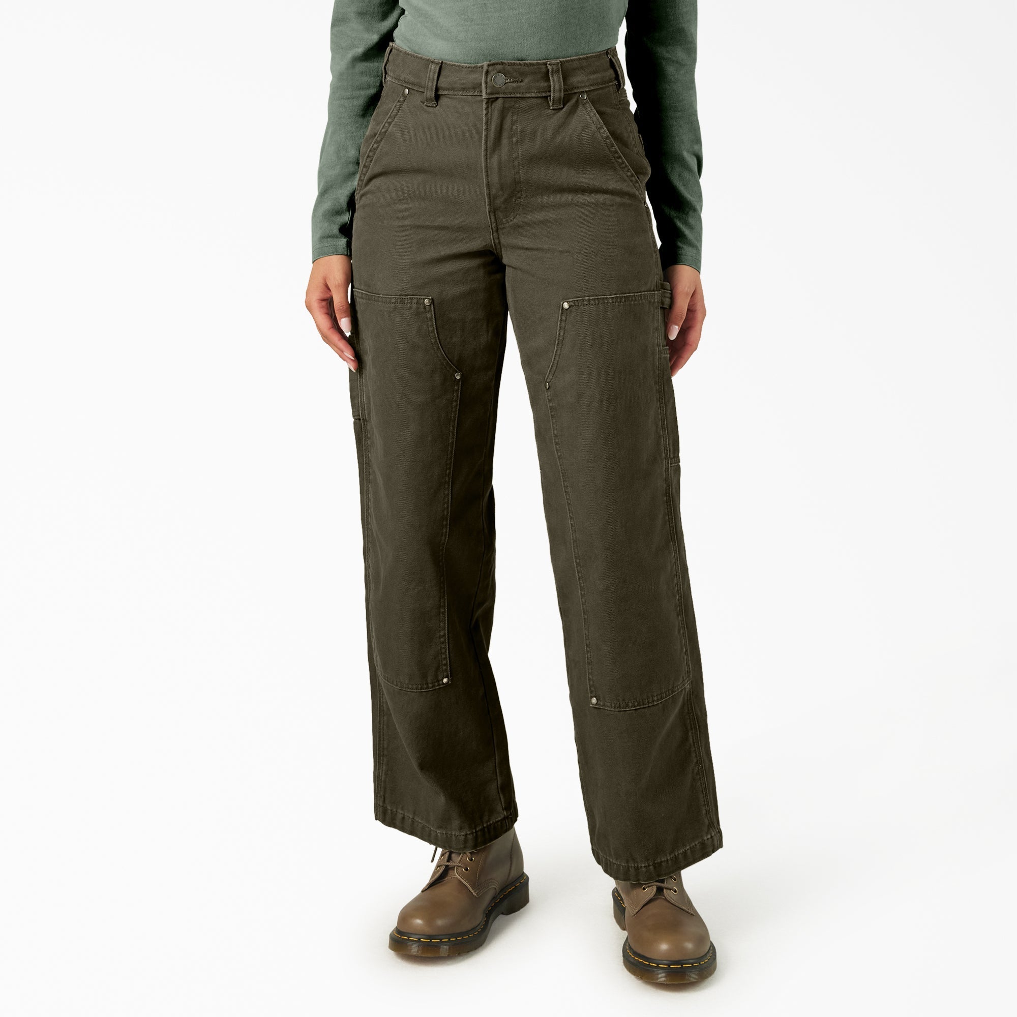 Dickies Women's Double Knee Canvas Pants