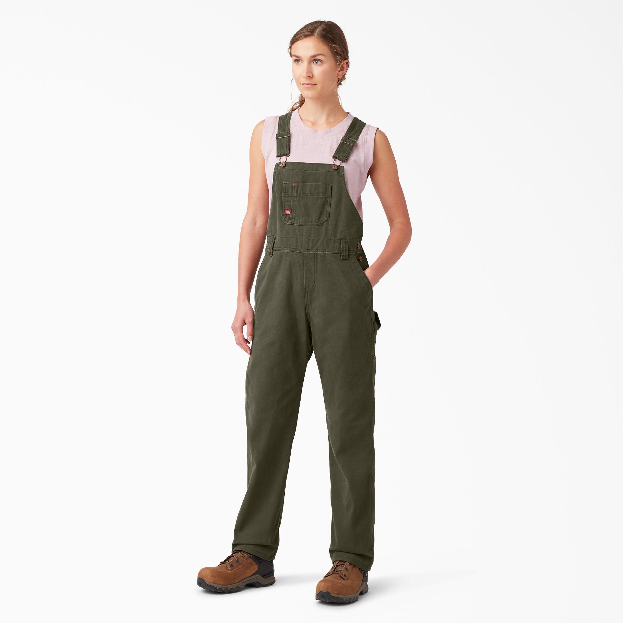 Dickies Women's Relaxed Fit Bib Overalls